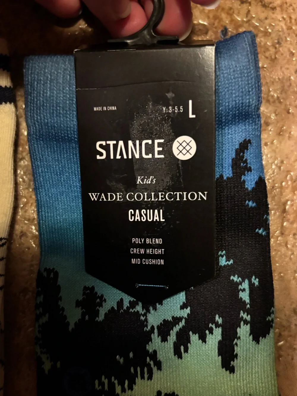 NWT *Bundle of 2 pairs* Stance kids socks sz L (3-5.5)